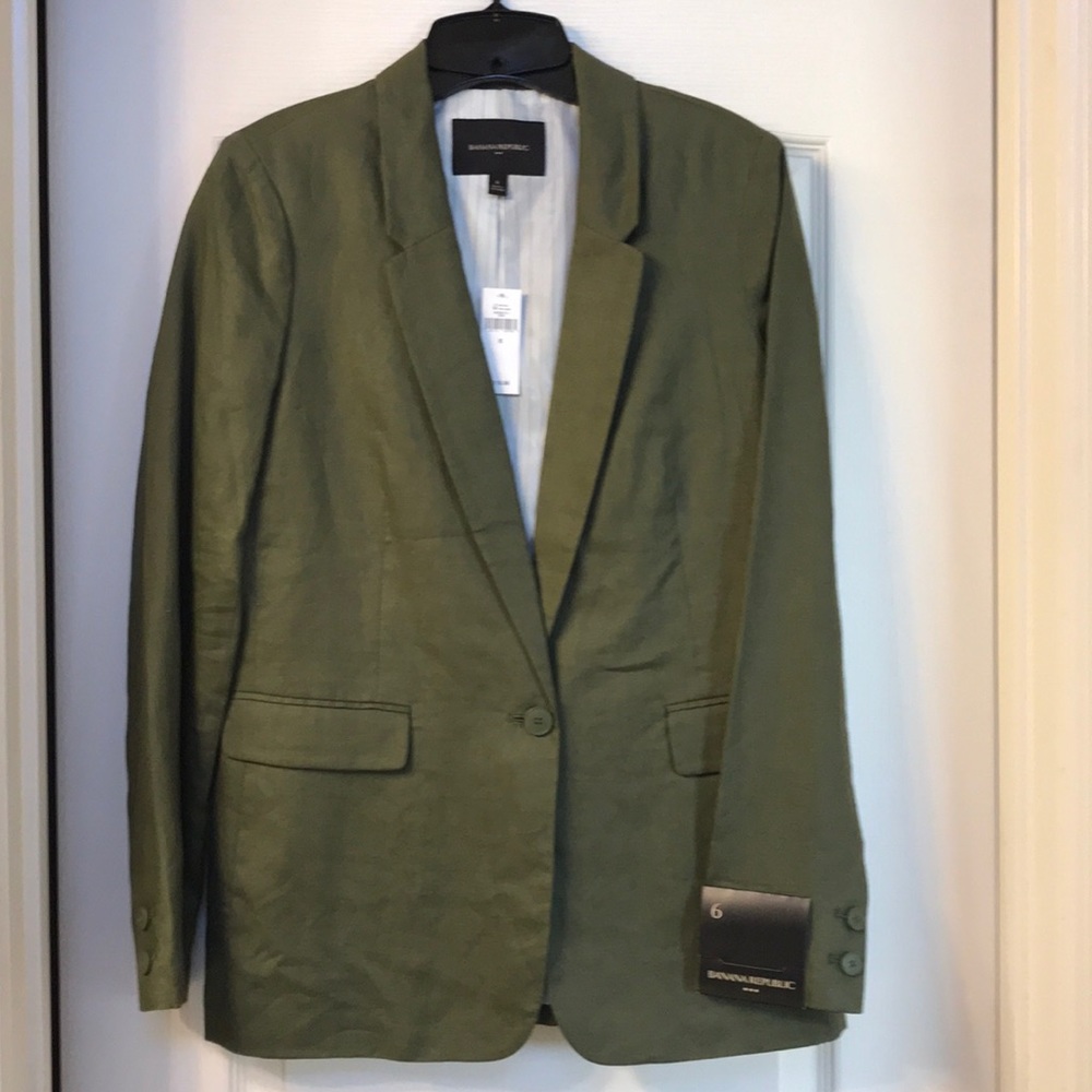 Banana Republic linen blazer NWOT